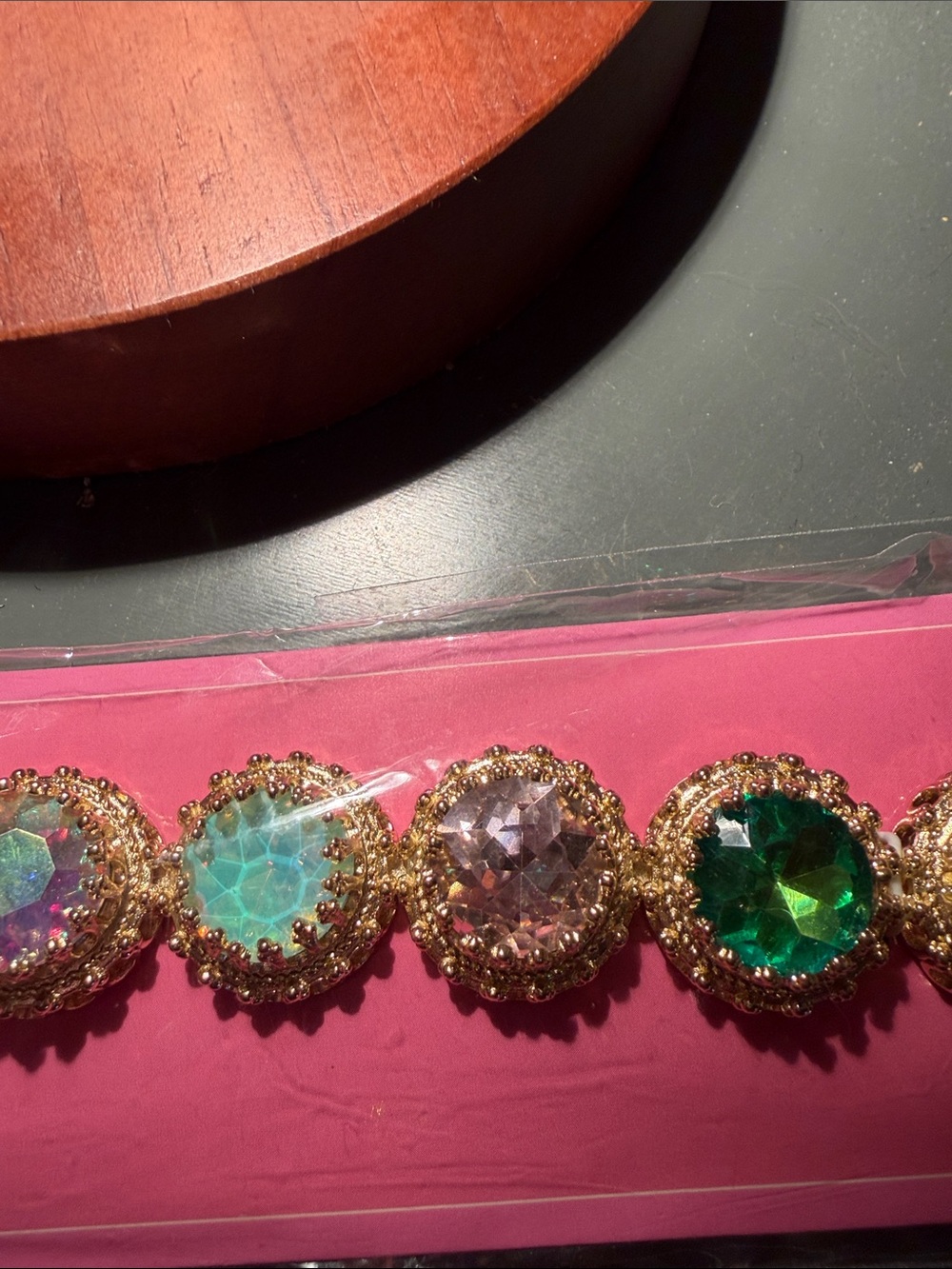NEW Feed Me Gems Rainbow Opal Pastel Queen Bracelet - Picture 10 of 16